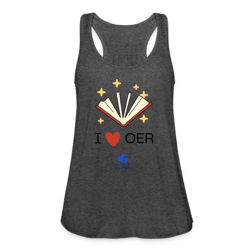 I love OER - Women's Flowy Tank Top by Bella
