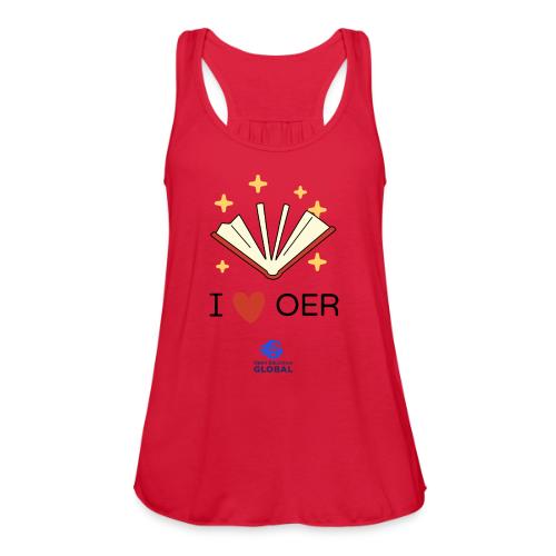 I love OER - Women's Flowy Tank Top by Bella