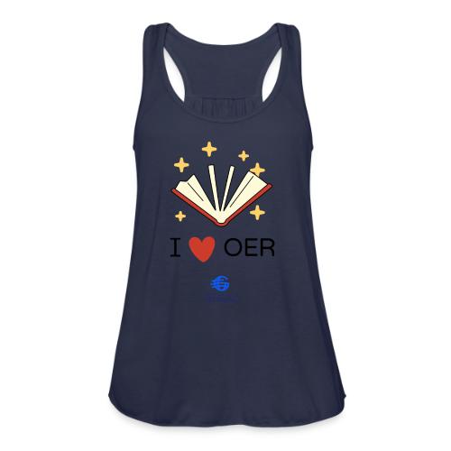 I love OER - Women's Flowy Tank Top by Bella
