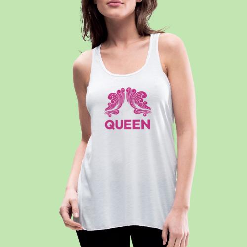 Queenlisse™ Signature Crown T-Shirt – Elegant - Women's Flowy Tank Top by Bella
