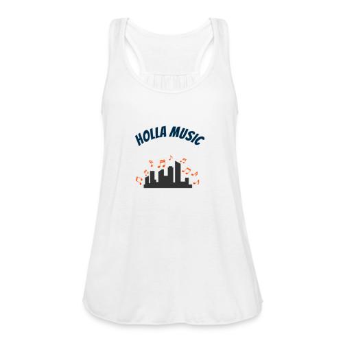 Holla Music - Women's Flowy Tank Top by Bella
