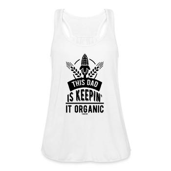 Farmer farmer dad farm - Women's Flowy Tank Top by Bella - white - Front - Julia (174cm)