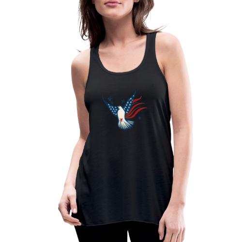 Patriotic Bird - Women's Flowy Tank Top by Bella