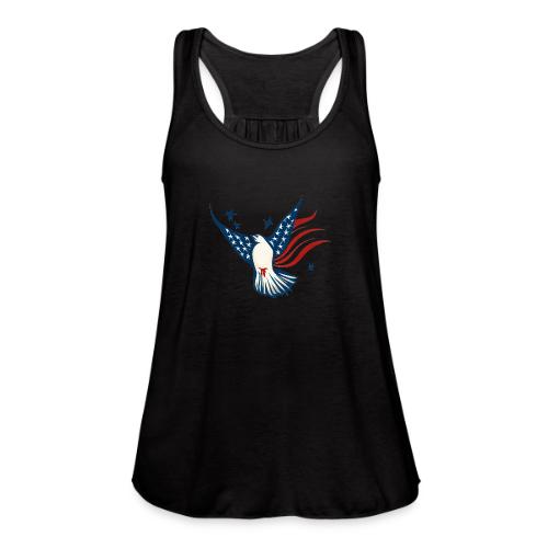 Patriotic Bird - Women's Flowy Tank Top by Bella