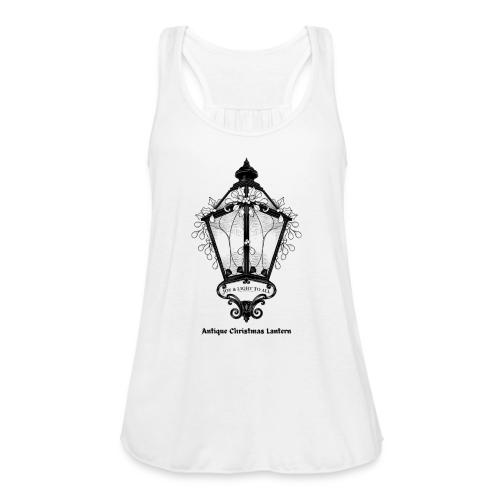 Antique Christmas Lantern T-Shirt - Women's Flowy Tank Top by Bella