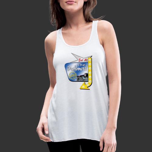 The Dashboard Diner Square Logo - Women's Flowy Tank Top by Bella