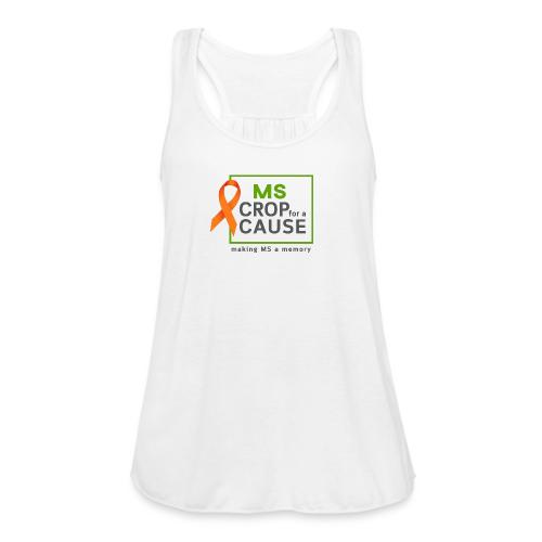 Square Logo - Women's Flowy Tank Top by Bella