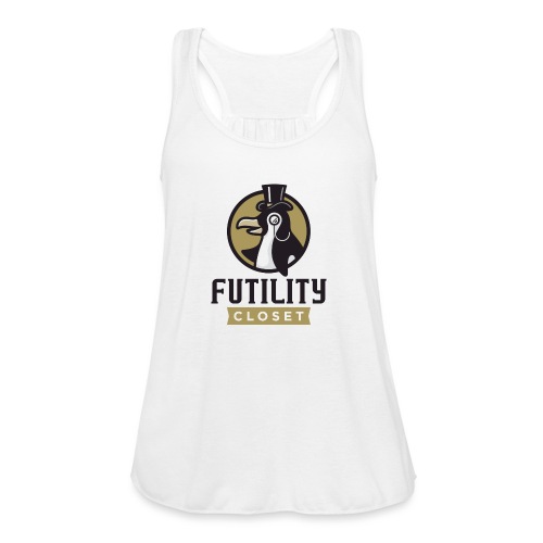 Futility Closet Logo - Color - Women's Flowy Tank Top by Bella