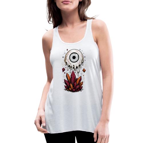 Melting Eyeball - Women's Flowy Tank Top by Bella