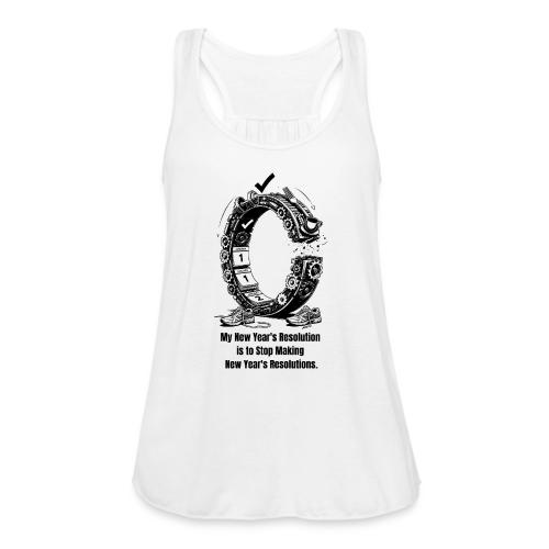 The Resolution Loop - Sarcastic New Year's T-Shirt - Women's Flowy Tank Top by Bella