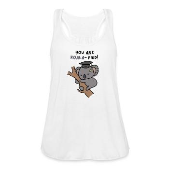 You Are Koala-fied - Women's Flowy Tank Top by Bella - white - Front - Julia (174cm)