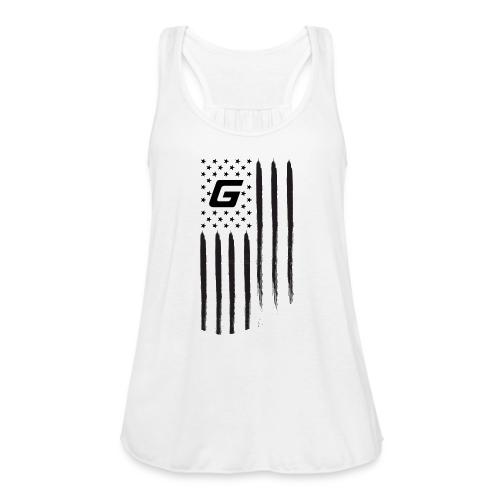 GvLL G Logo American Flag - Women's Flowy Tank Top by Bella