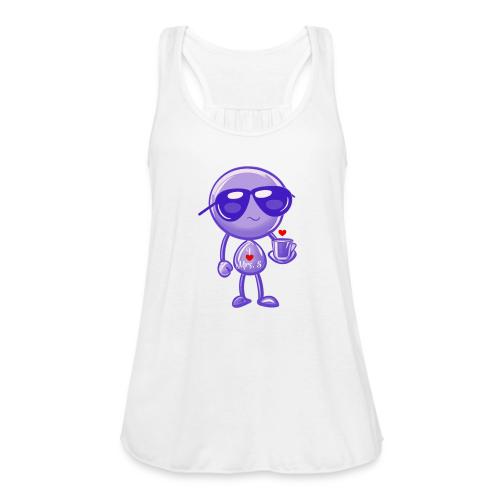 Smoon_I love Mrs S Purple - Women's Flowy Tank Top by Bella