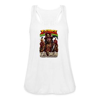 Z-FORCE: EVIL DREAD - Women's Flowy Tank Top by Bella - white - Front - Julia (174cm)