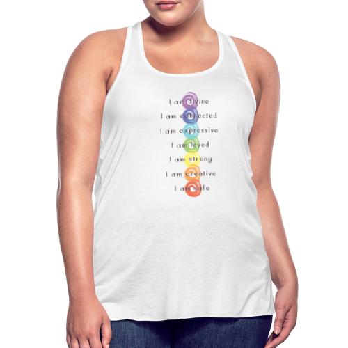 Just For Today Chakras - Women's Flowy Tank Top by Bella