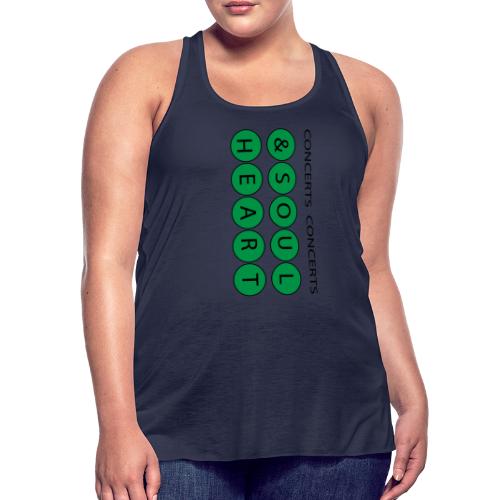 Heart & Soul Concerts text design - Mother Earth - Women's Flowy Tank Top by Bella