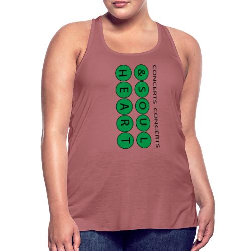 Heart & Soul Concerts text design - Mother Earth - Women's Flowy Tank Top by Bella