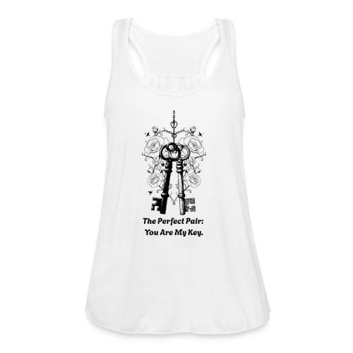 Valentine love keys - Women's Flowy Tank Top by Bella