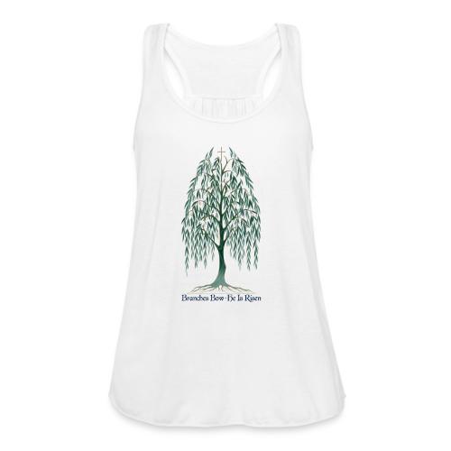 Easter Branches Bow Willow T Shirt, Easter Gift - Women's Flowy Tank Top by Bella