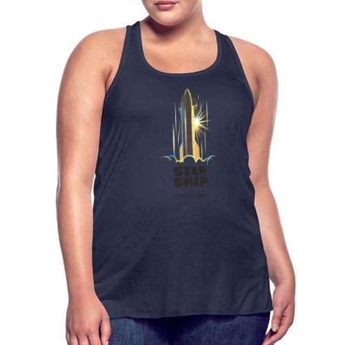 Star Ship Earth - Light - With Logo - Women's Flowy Tank Top by Bella