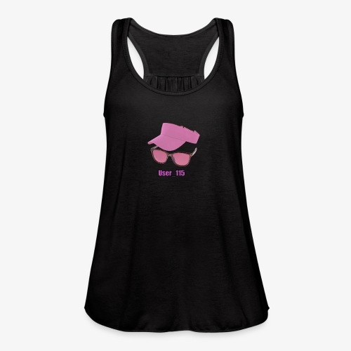 Glasses And Hat - Women's Flowy Tank Top by Bella