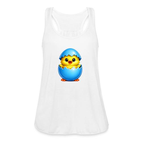 Easter Chick Blue - Women's Flowy Tank Top by Bella