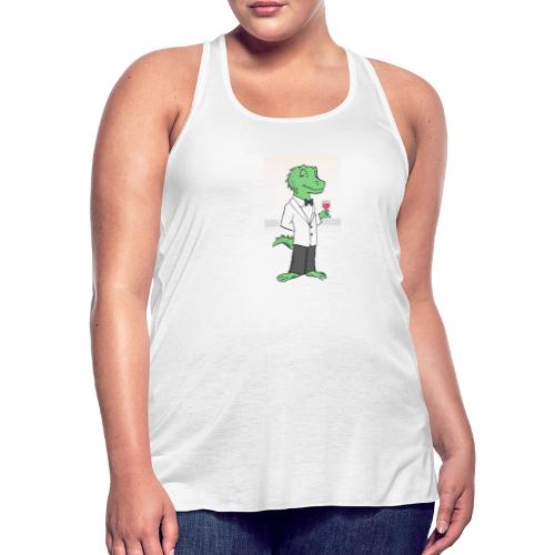Sir Lawrence the Lounge Lizard King - Women's Flowy Tank Top by Bella