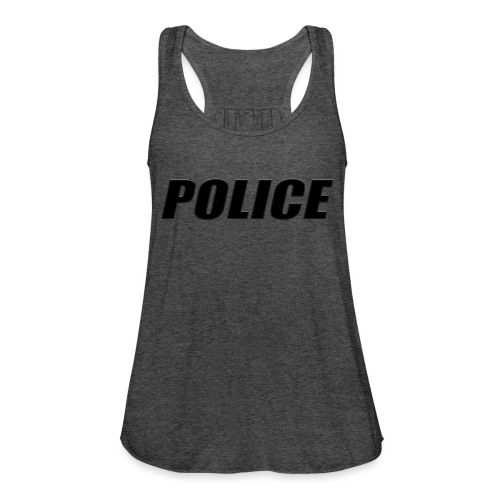 Police Black - Women's Flowy Tank Top by Bella