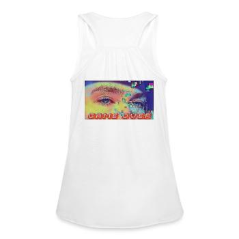 Game Over - Women's Flowy Tank Top by Bella - white - Back - Julia (174cm)