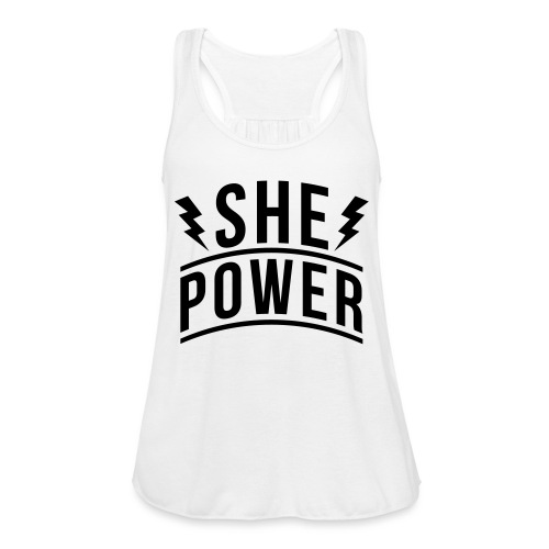 She Power - Women's Flowy Tank Top by Bella