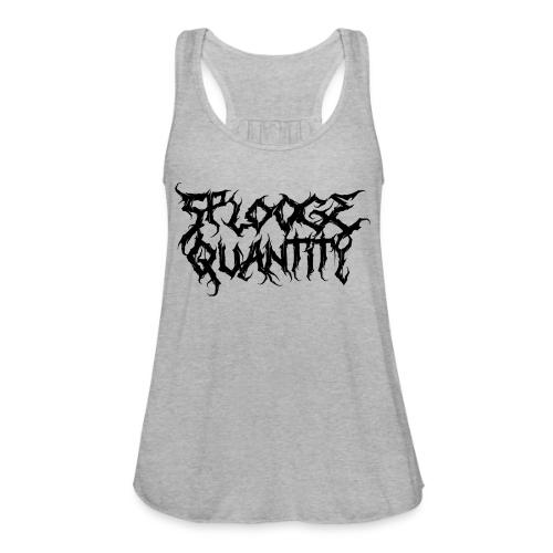 Splooge Quantity (Black Text) - Women's Flowy Tank Top by Bella