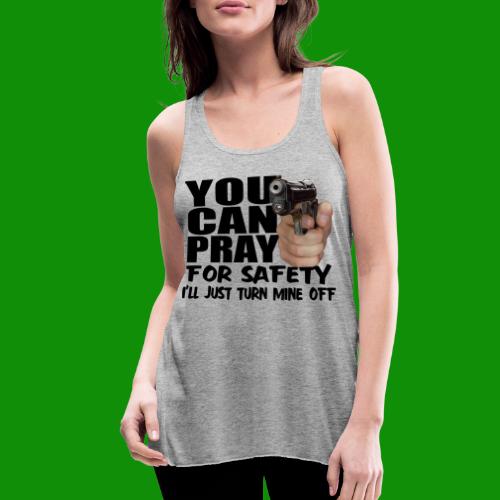Pray For Safety - Women's Flowy Tank Top by Bella