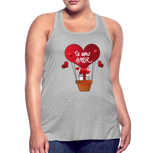 Fashion Valentine's Day Hearts, Gifts February 14 - Women's Flowy Tank Top by Bella