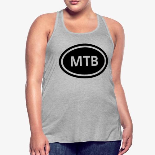 MTB Oval Logo - Women's Flowy Tank Top by Bella