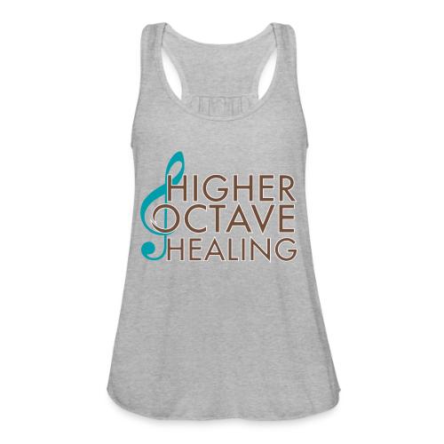 Higher Octave Healing Logo - Women's Flowy Tank Top by Bella