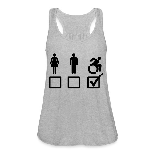A wheelchair user is also suitable - Women's Flowy Tank Top by Bella
