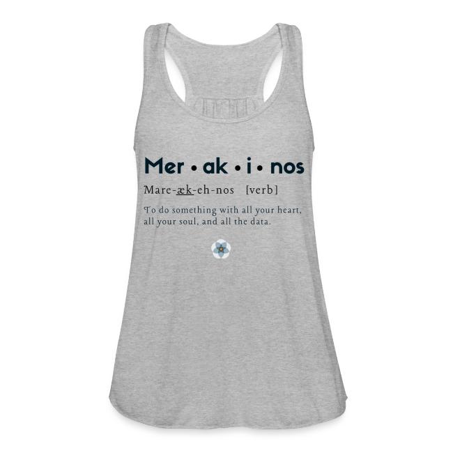 Merakinos definition with logo