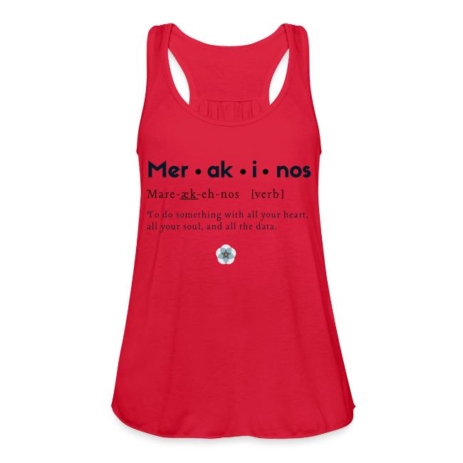 Merakinos definition with logo