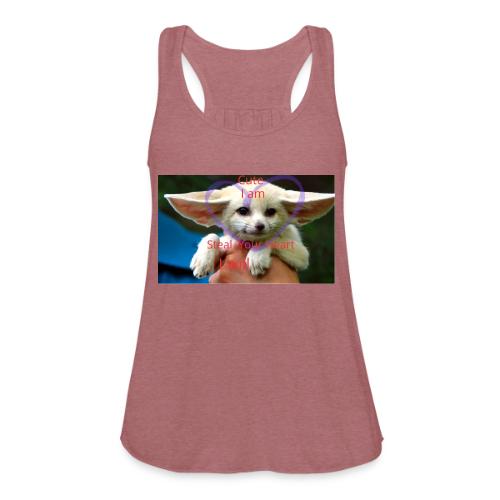baby fox - Women's Flowy Tank Top by Bella