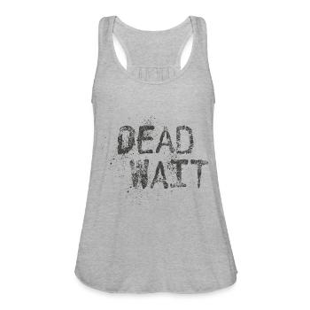 Dead Wait - Women's Flowy Tank Top by Bella - heather gray - Front - Julia (174cm)