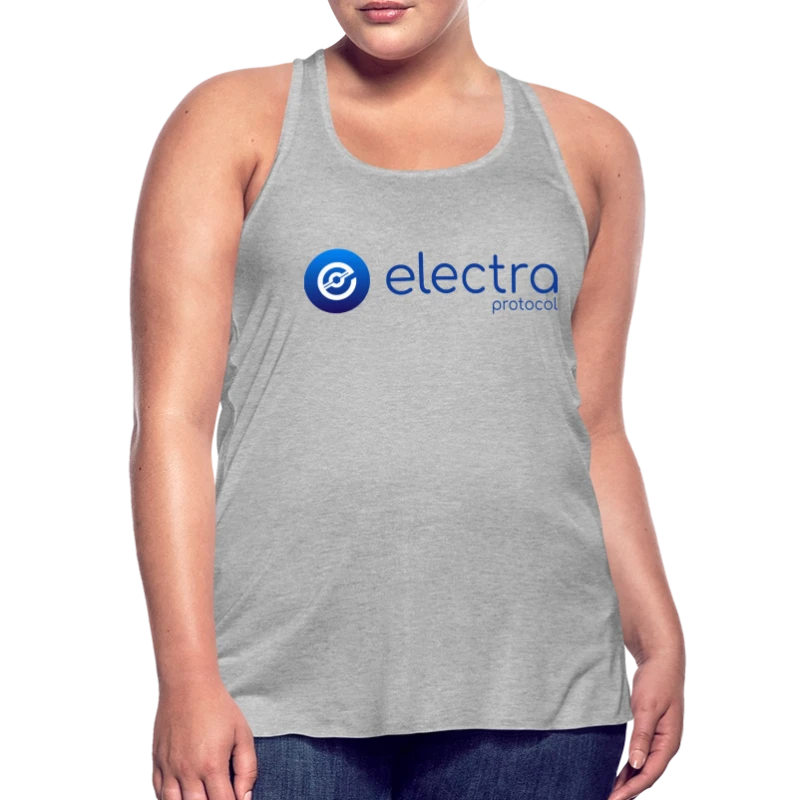 Electra Protocol Blue Logo - Women's Flowy Tank Top by Bella