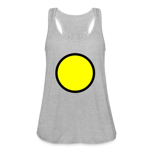 Circle yellow svg - Women's Flowy Tank Top by Bella
