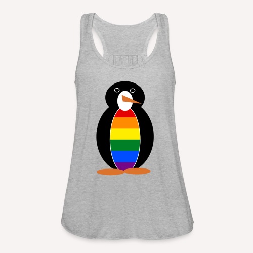 Gay Pride Penguin - Women's Flowy Tank Top by Bella