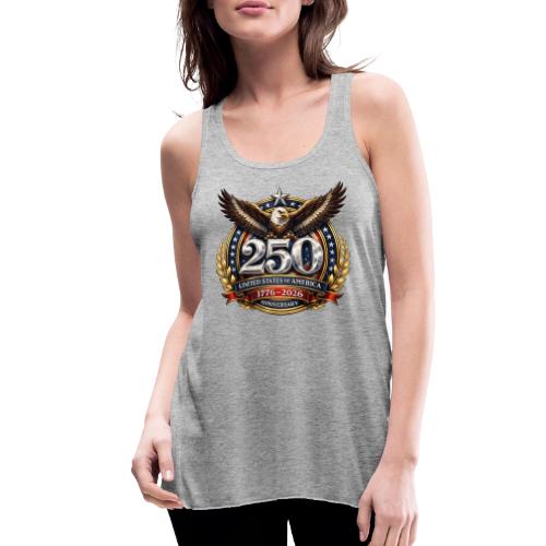 American Eagle USA 250th Anniversary 1776–2026 - Women's Flowy Tank Top by Bella