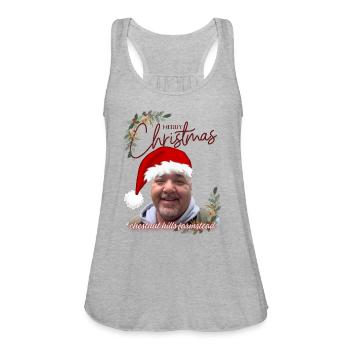 Farmer Nick Christmas - Women's Flowy Tank Top by Bella - heather gray - Front - Julia (174cm)