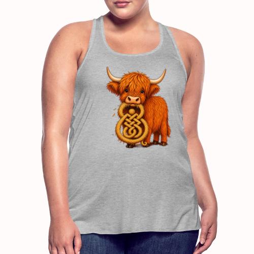 heelan coo - Women's Flowy Tank Top by Bella