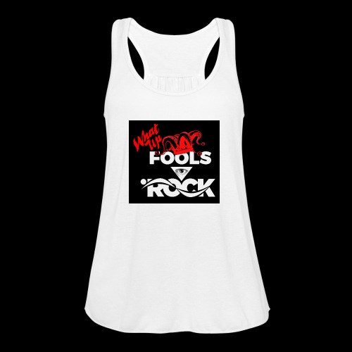 Fool design - Women's Flowy Tank Top by Bella