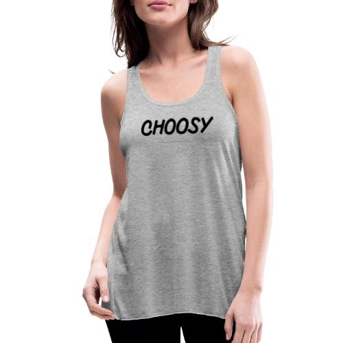 Choosy Album Art - Women's Flowy Tank Top by Bella