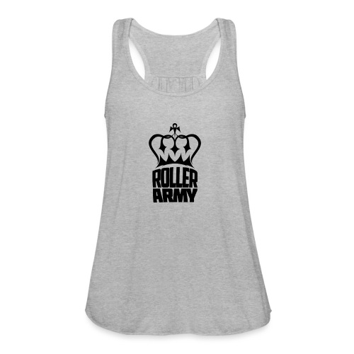 Roller Army Logo - Women's Flowy Tank Top by Bella