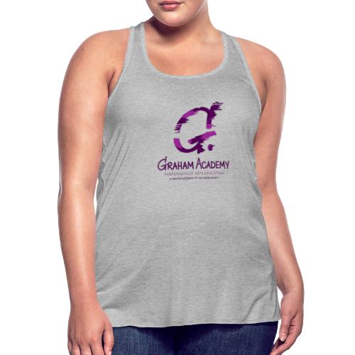 Full Graham Academy Logo - Purple - Women's Flowy Tank Top by Bella